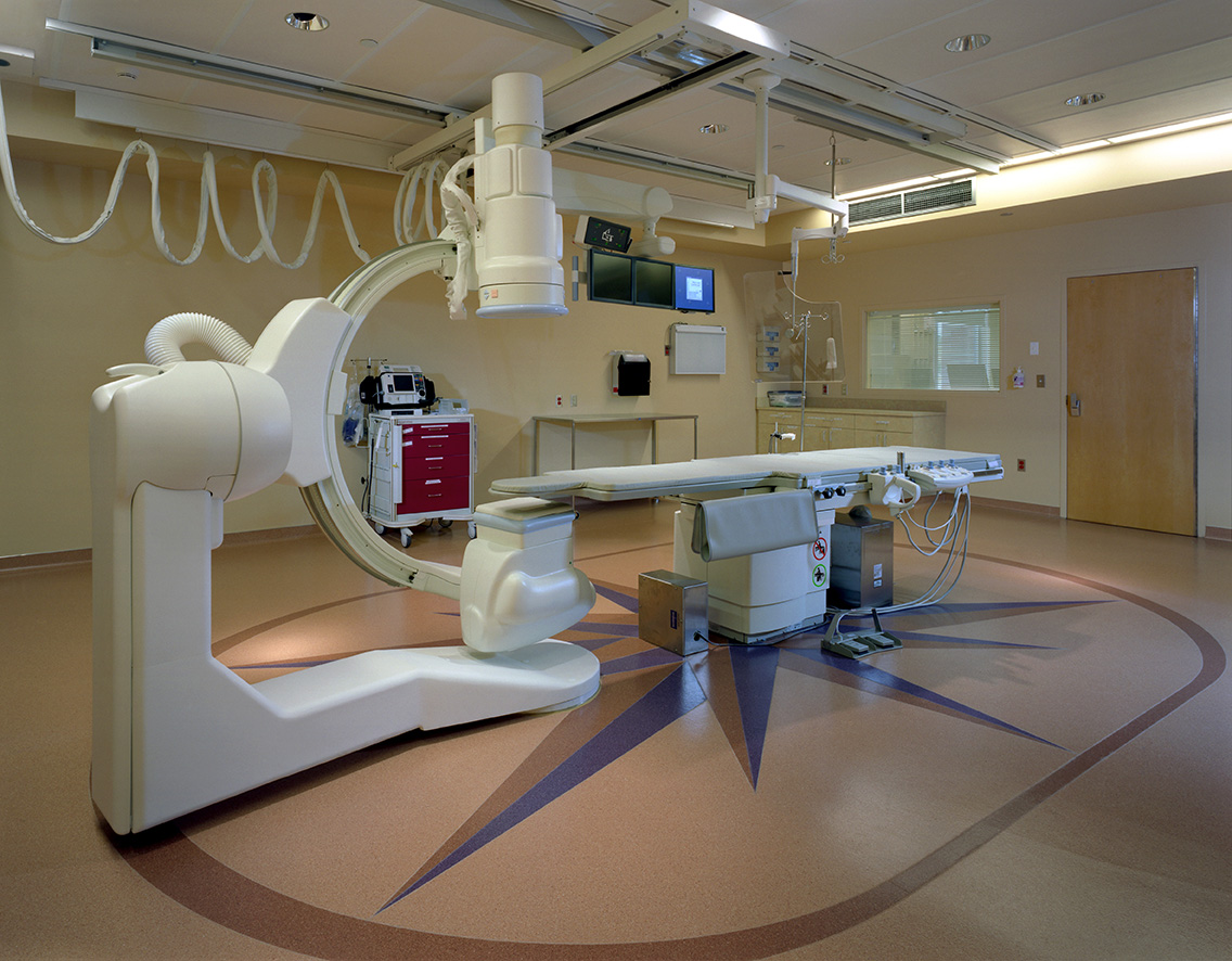 Medical imaging equipment in a hospital