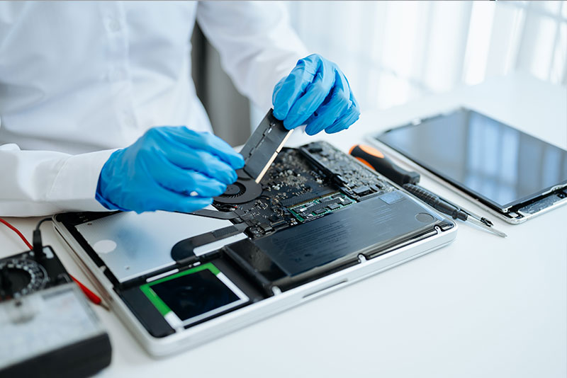 Recovered devices being restored to a deployable state